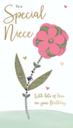 Picture of TO A SPECIAL NIECE FLOWER CARD